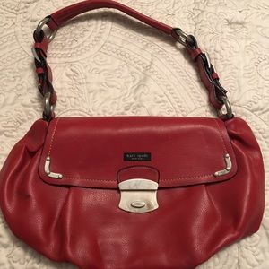 Vintage Kate Spade Red Leather Bag